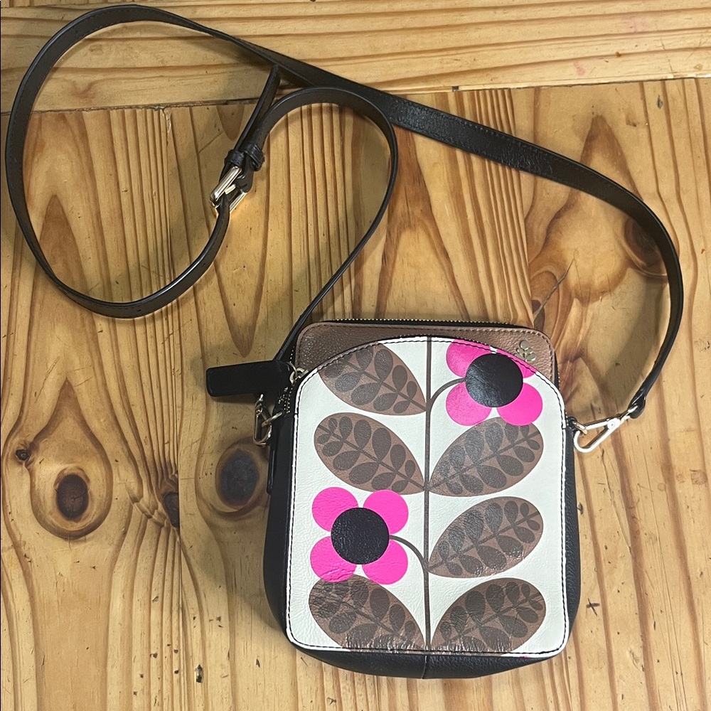 Orla Kiely Botanica Bloom Forget Me Not Crossbody Bag